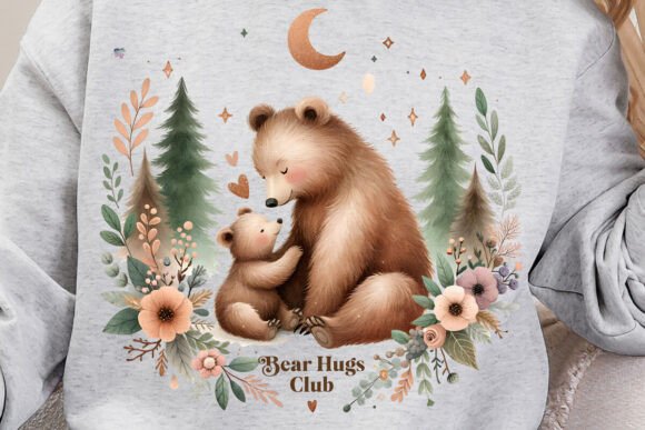 Bear Hugs Club PNG Mama and Cub: A Practical Guide for Print on Demand Sellers
