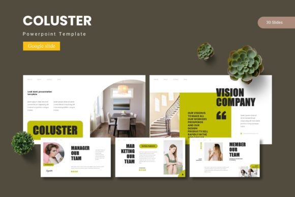 Coluster - Google Slide Template