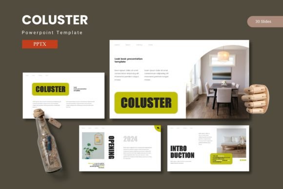 Coluster - Powerpoint Template: Elevate Your Presentations with Professional Design