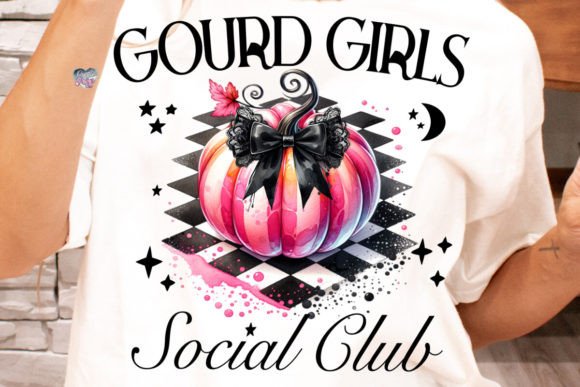 Coquette Pumpkin Social Club PNG Gourd