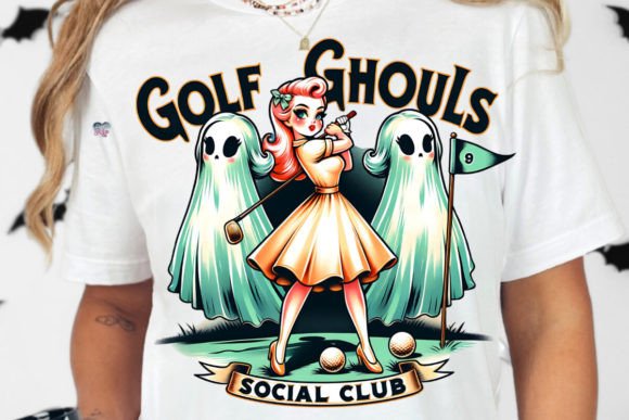 Golf Ghouls Social Club PNG Halloween