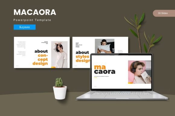 Macaora - Keynote Template: A Versatile Design for Every Presentation Need