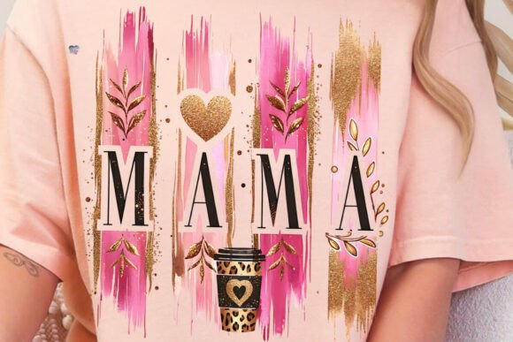 Mama Coffee PNG Mothers Day: A Versatile Design for Creators and Small Businesses