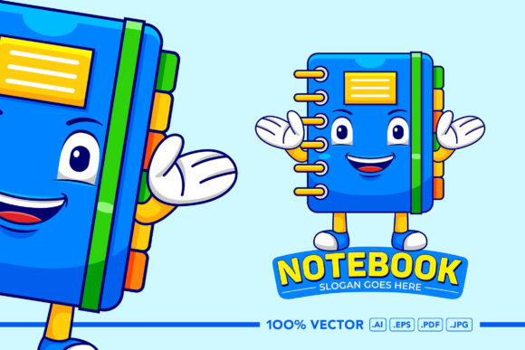 Notebook Mascot Logo Vector: A Versatile Design Solution