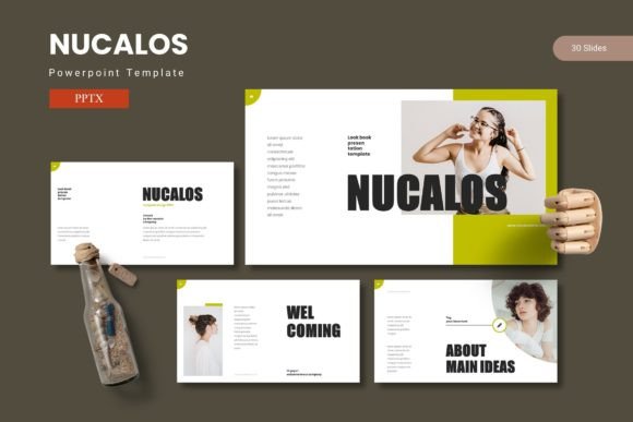 Nucalos - Powerpoint Template: Elevate Your Presentations with Stunning Design