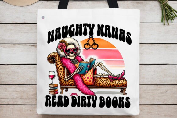 Read Dirty Books PNG Nana Skeleton Design Guide