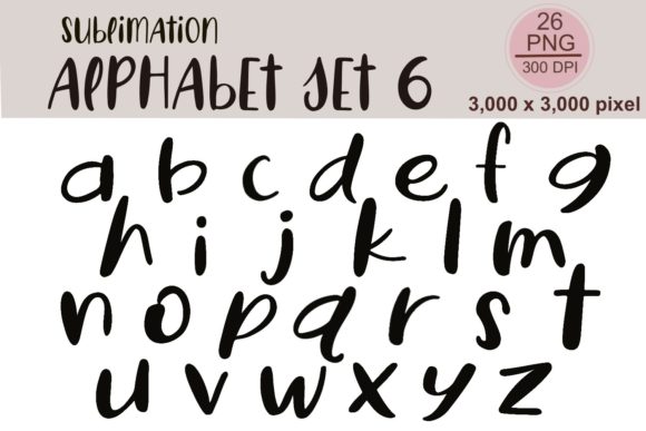 Sublimation Alphabet Set 6: A Practical Resource for Design Consistency and Creative Flexibility