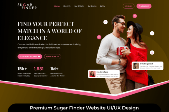 Sugar Finder Dating UI Kit