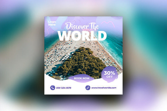 Travel Adventure Social Media Post PSD: A Practical Tool for Engaging Campaigns