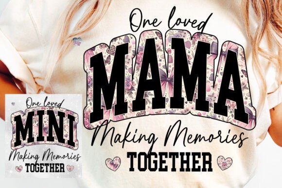 Valentines Mama Mini PNG Mommy and Me: A Perfect Digital Design for Creative Expression