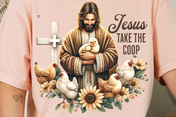 Why Funny Jesus and Chickens PNG Farm Life Is a Surprising Creative Goldmine for Print on Demand
